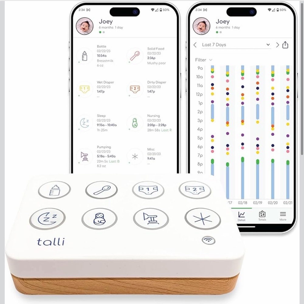 TALLIA Baby Tracker - White